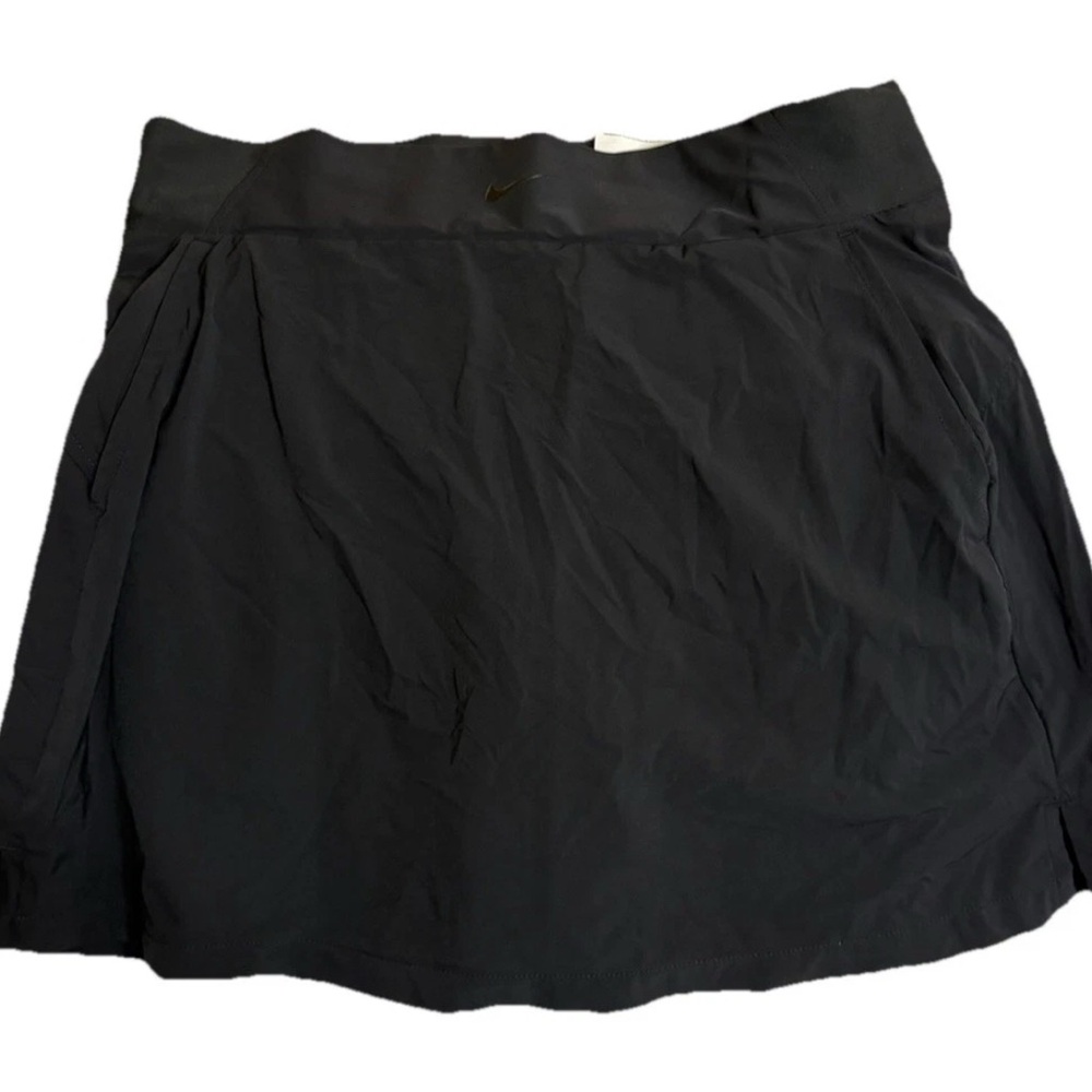 Nike Dri Fit Women's Tennis Skirt Black Athletic Fit Medium